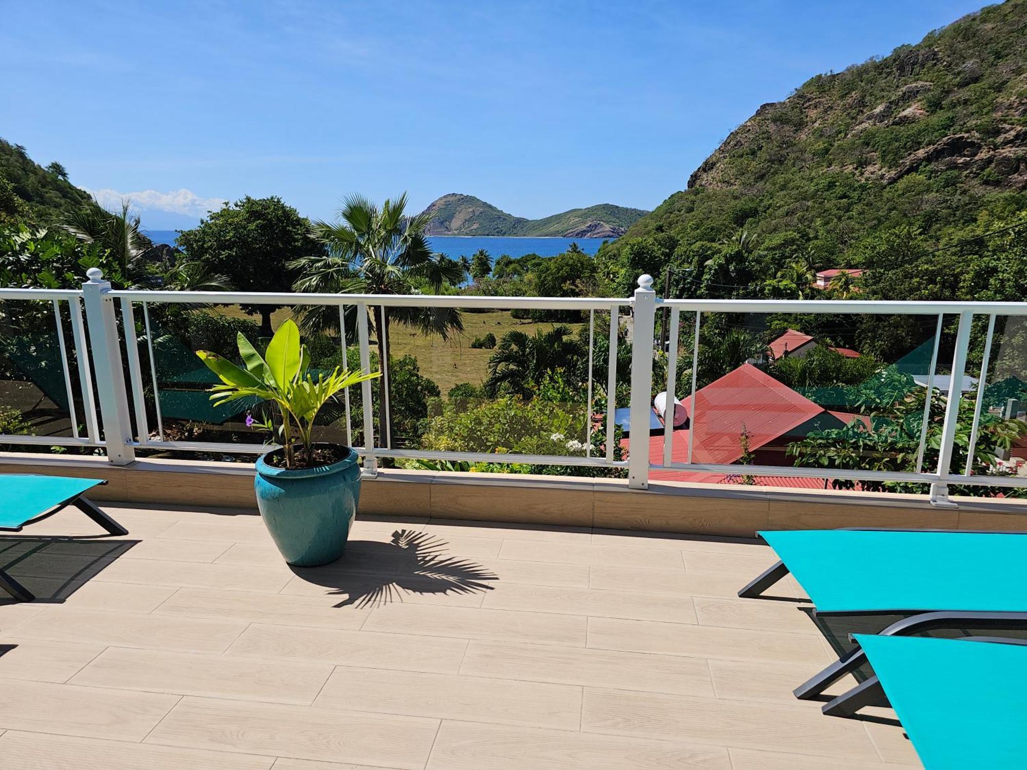 Villa Celyote - Haut De Villa, Vue Mer, A 150M De La Plage Anse Figuier Terre-De-Haut Exterior foto